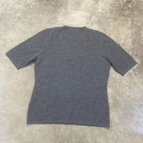 Kleider Habsburg Sweater Womens 10 Large Gray Cashmere Round Neck Basic Cozy - Picture 4 of 8
